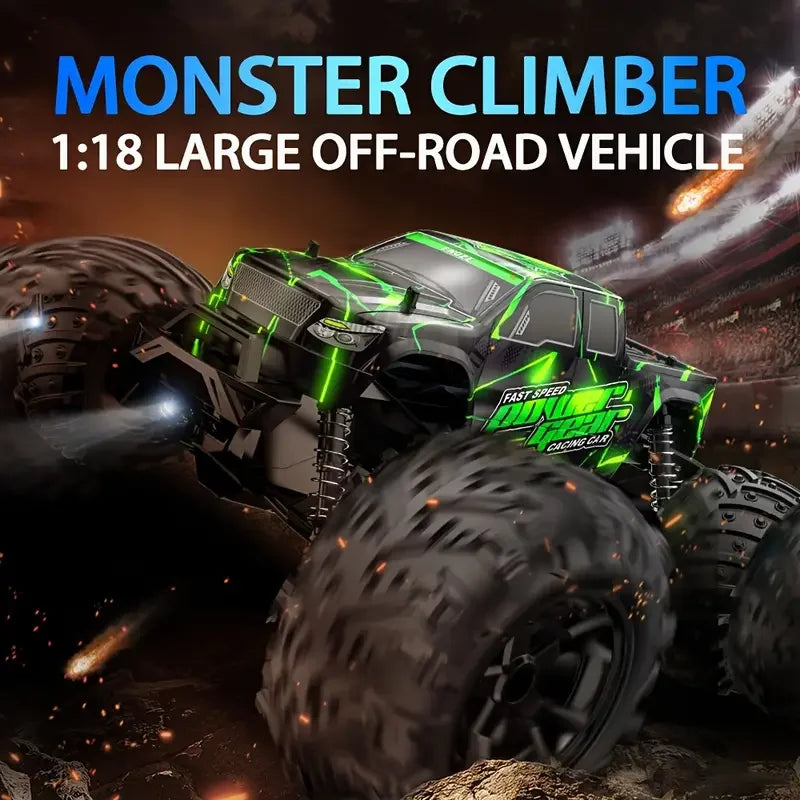 1:18 Scale RC Monster Off-Road Car With Durable Body