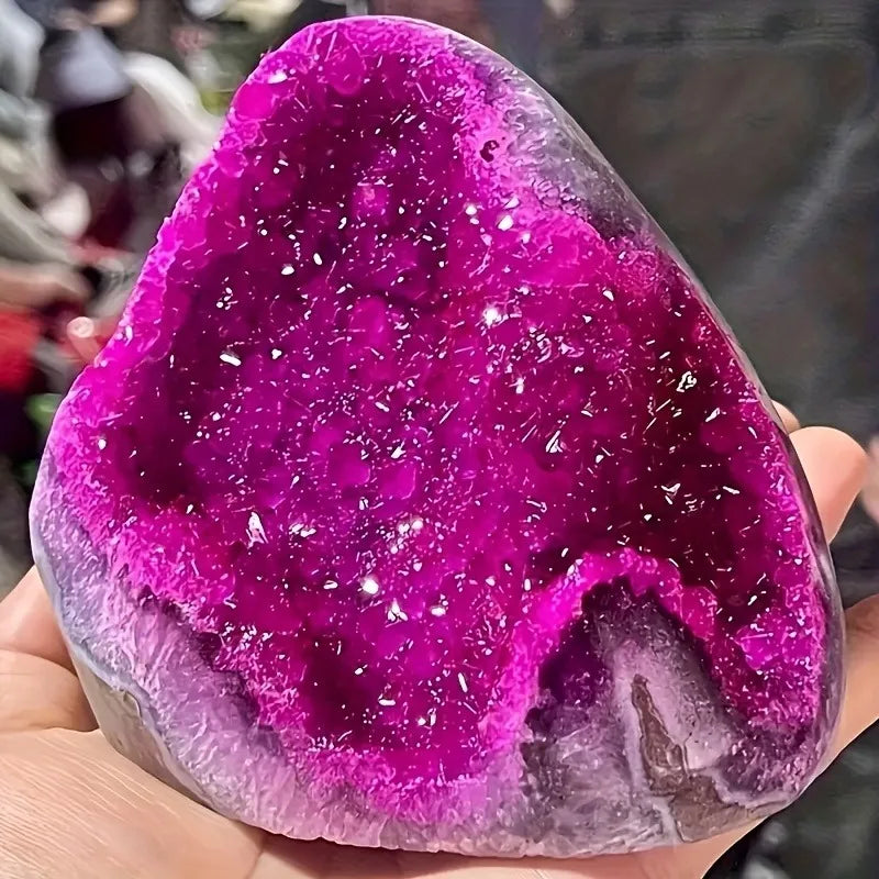 CrystalHola Geode Quartz Crystal Healing Decor Stone