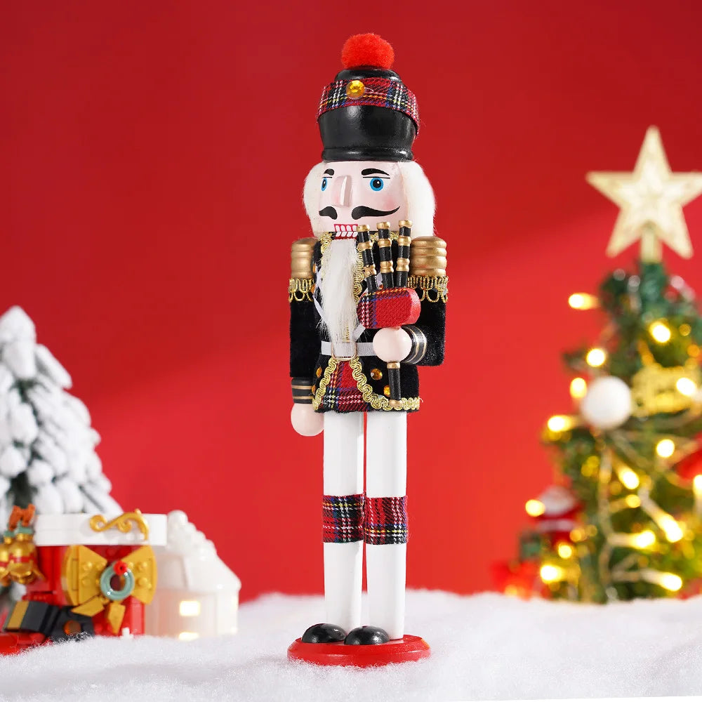 Wooden Nutcracker Soldier Puppet For Christmas Decor
