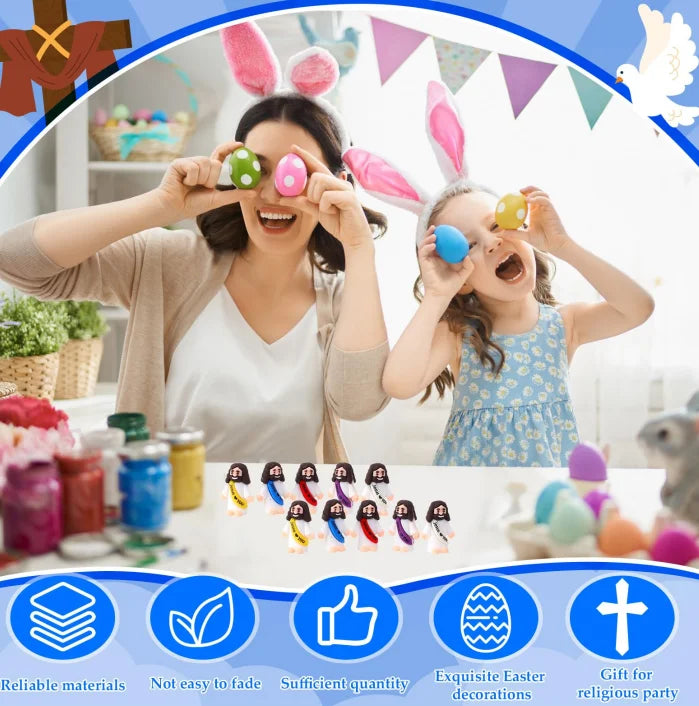 AUKYGGUSH 25Pcs Jesus Loves You Christmas With Letters Ornaments Set