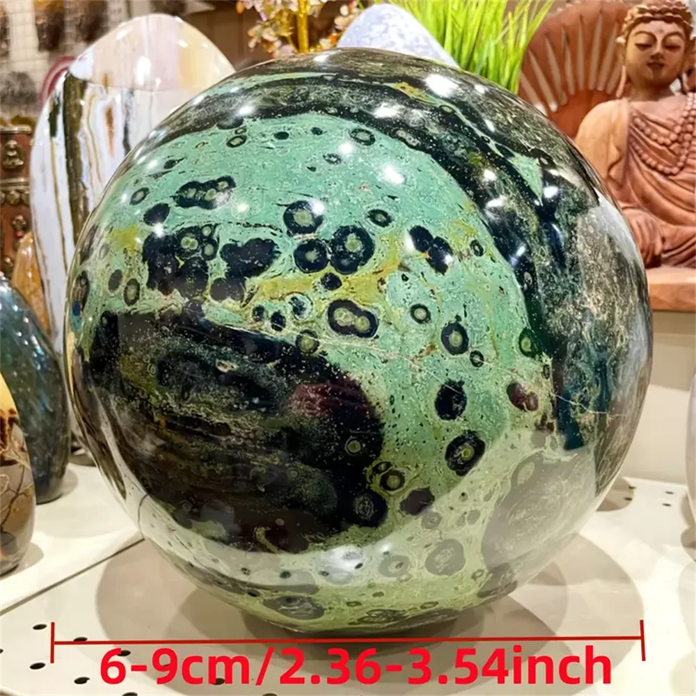 CrystalHola Kambaba Jasper Sphere Polished Quartz Crystal Decor