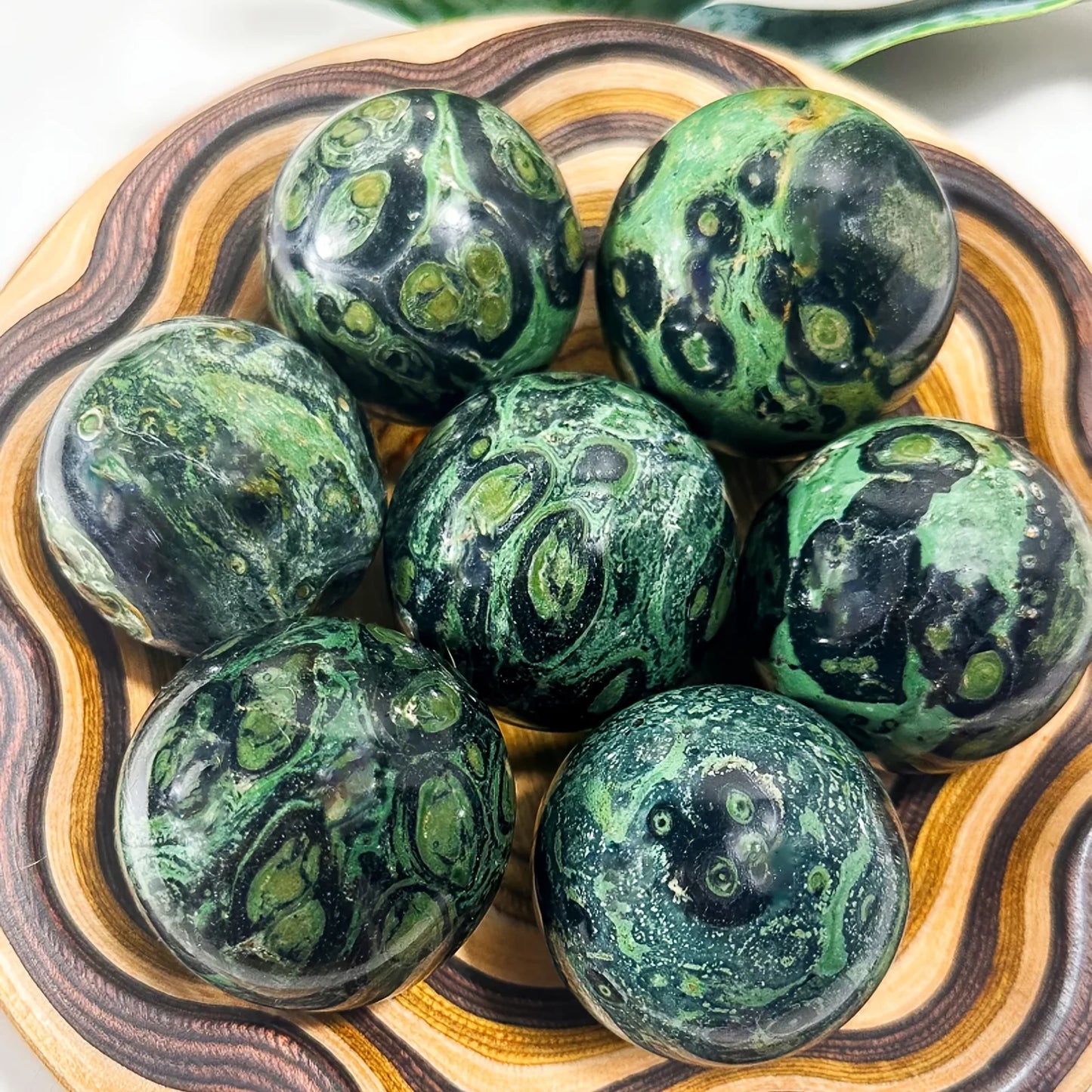 CrystalHola Kambaba Jasper Sphere Polished Stone Ball For Home Decor