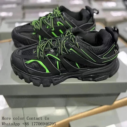 Designer Tracks 3 Casual Shoes For Men Women Loafers