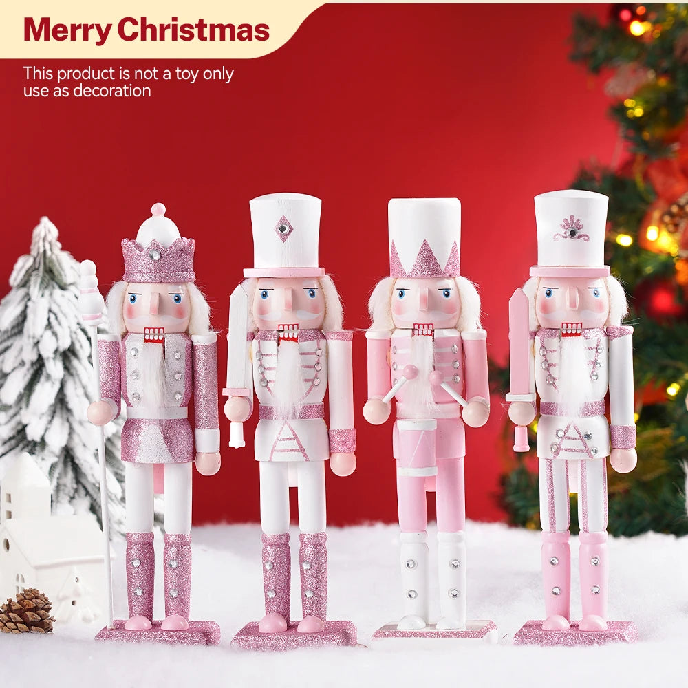 Nutcracker Soldier Wooden Handmade Figurine Christmas Decor Gift