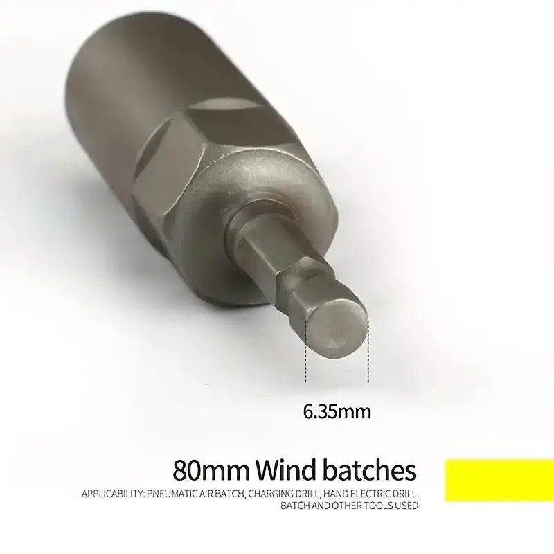 Meikela 6-Piece Magnetic Screwdriver Bit Kit for Drills