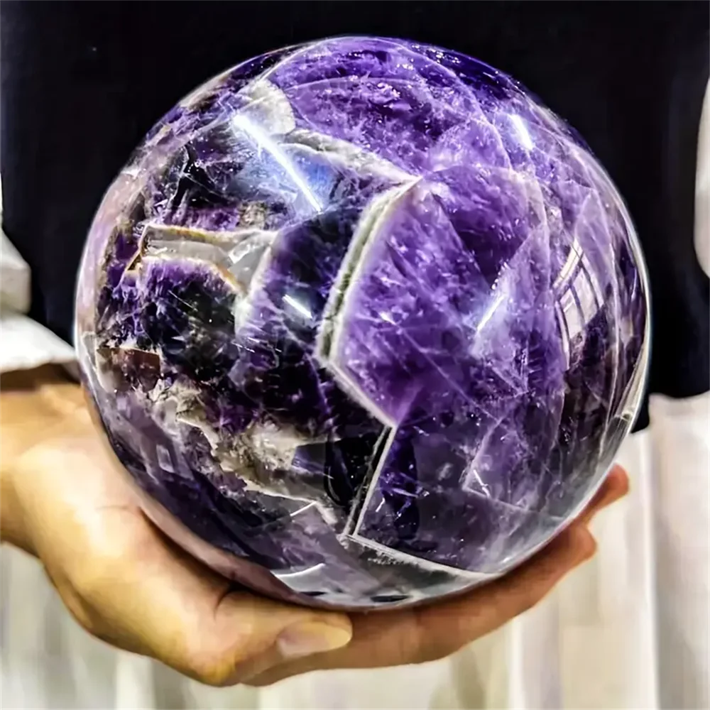 CrystalHola Dream Hand Carved Quartz Sphere For Elegant Home Decor