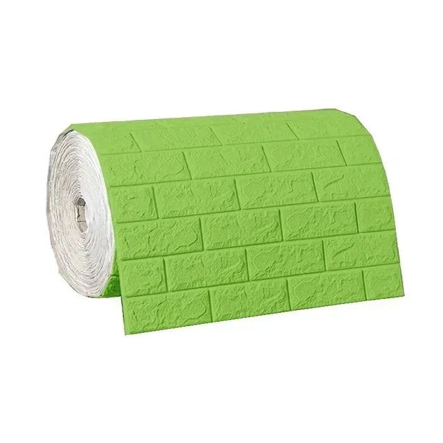 3D Self Adhesive Brick Wall Stickers Waterproof Decor Living Room