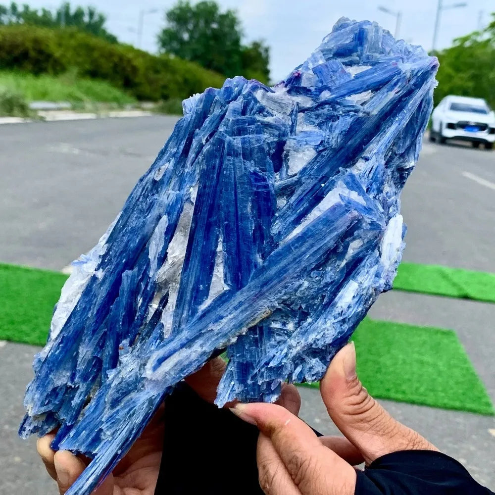 CrystalHola Kyanite Specimen Raw Stone Crystal Healing Home Decor