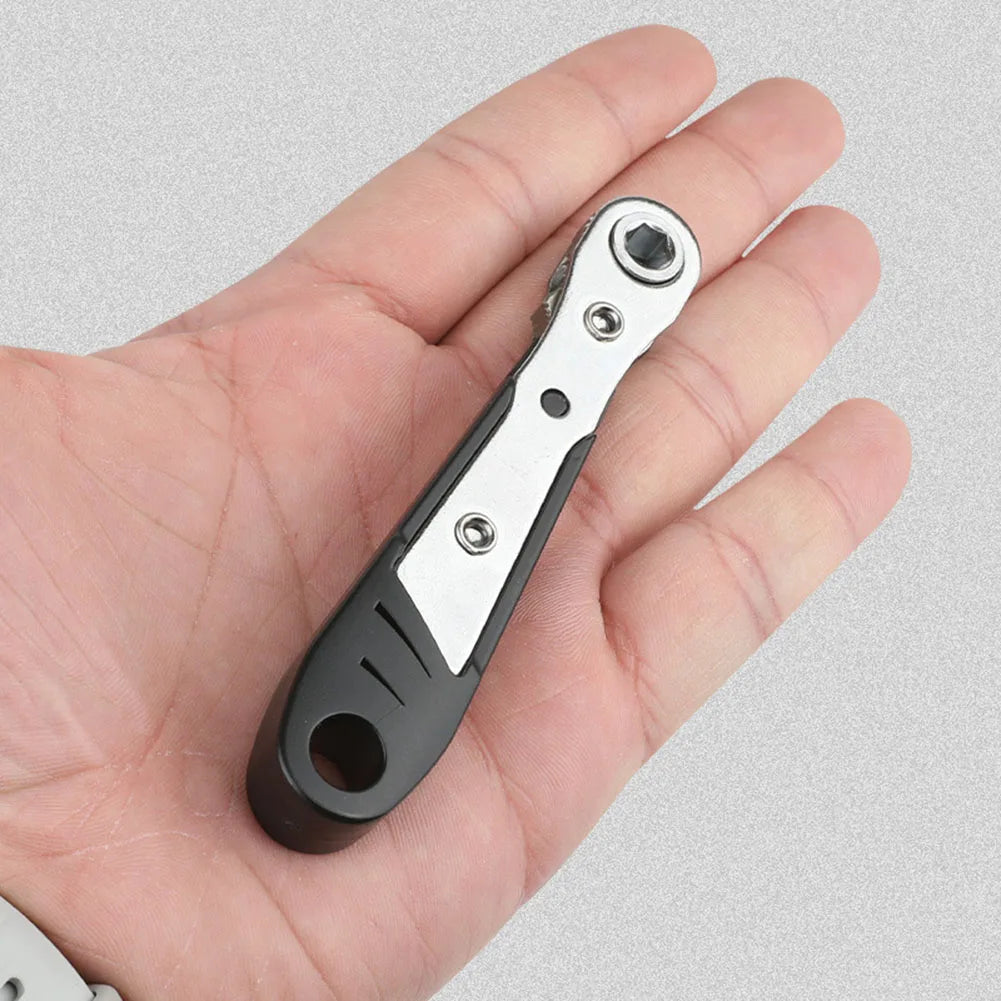 Hexagon Ratchet Wrench Quick Release Mini Socket Tools Spanner