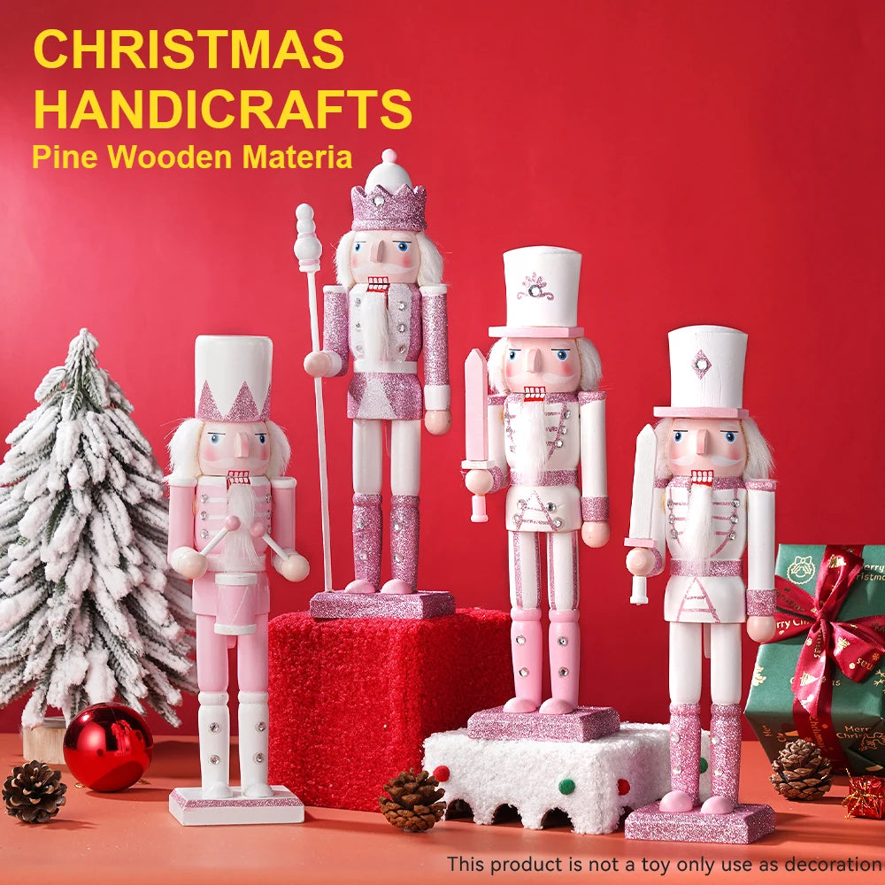 Nutcracker Soldier Wooden Handmade Figurine Christmas Decor Gift