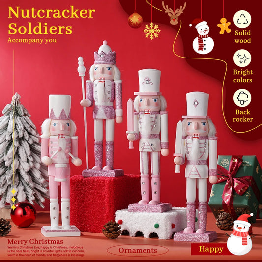 Nutcracker Soldier Wooden Handmade Figurine Christmas Decor Gift