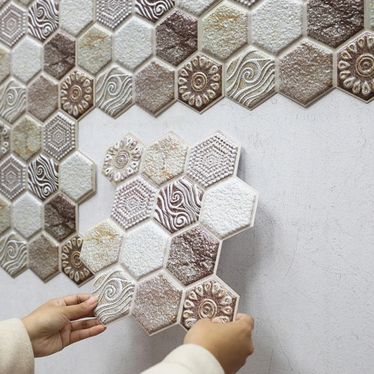 Self Adhesive Vinyl Wall Stickers Abstract Pattern European Style Peel And Stick