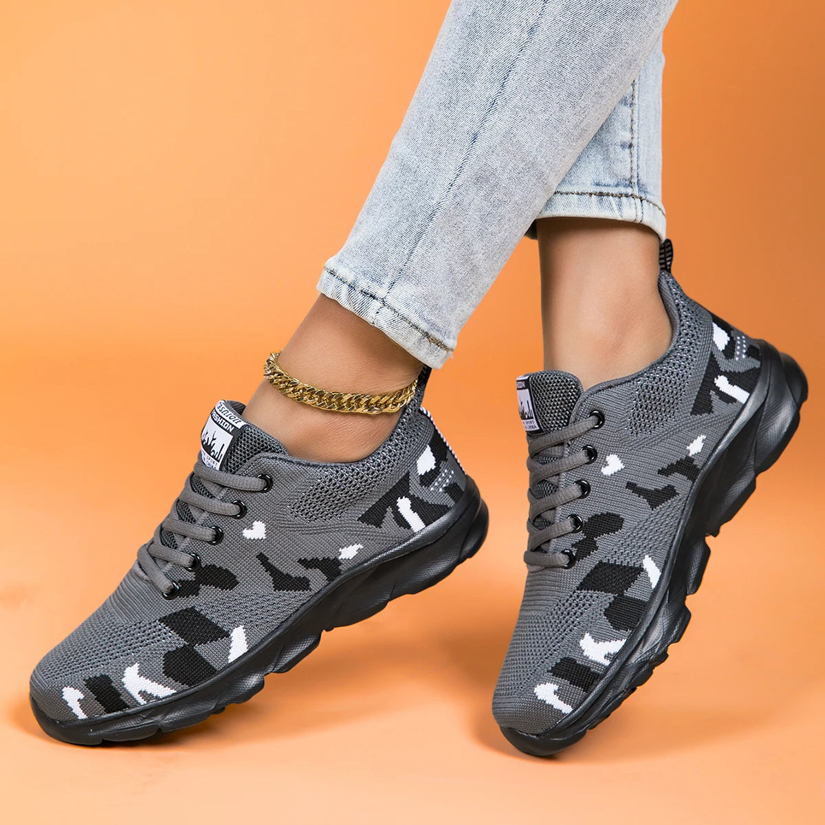 None Orthopedic Men Sneakers Lightweight Walking Shoes