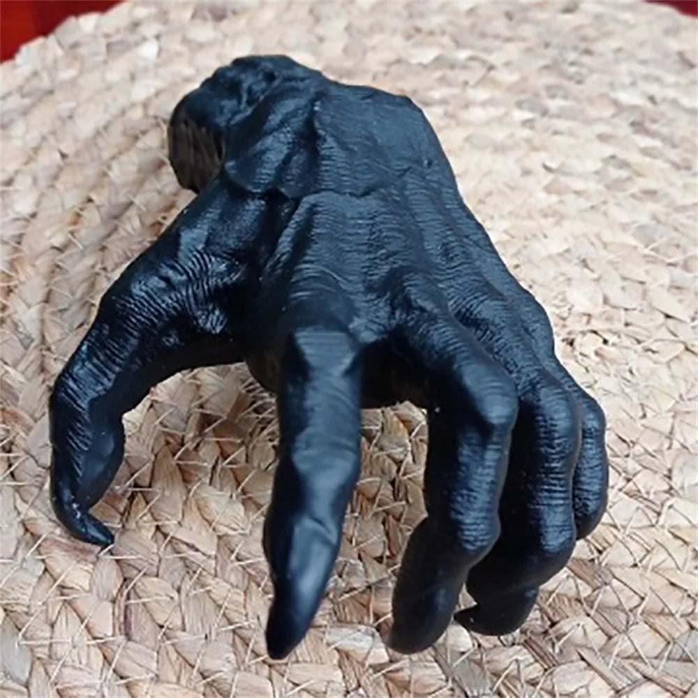 Halloween Witch Hand Statue Gothic Resin Sculpture Decor