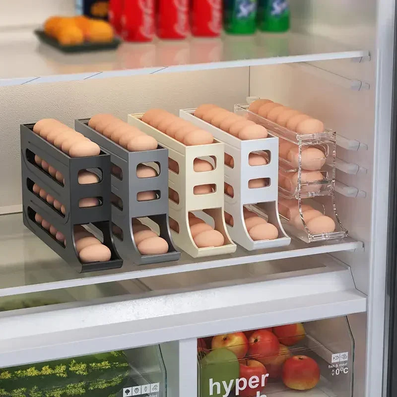 AEHOME Automatic Egg Roller Organizer For Refrigerator