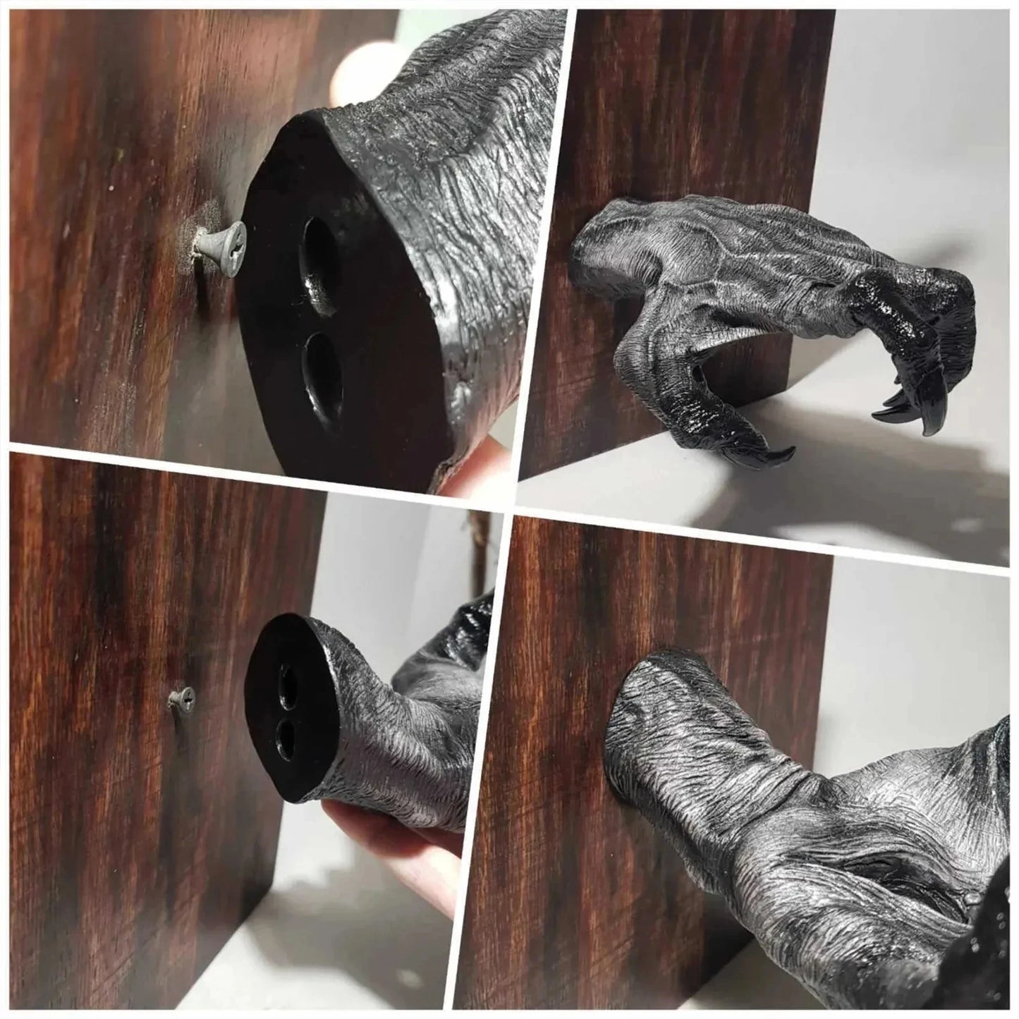 Halloween Witch Hand Statue Gothic Resin Sculpture Decor