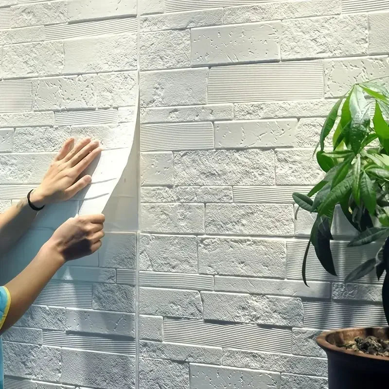 3D Self-Adhesive Wall Sticker Set Waterproof Home Decor