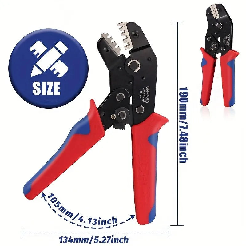 NONEDIY Ratcheting Terminals Crimp Pliers With Interchangeable Dies