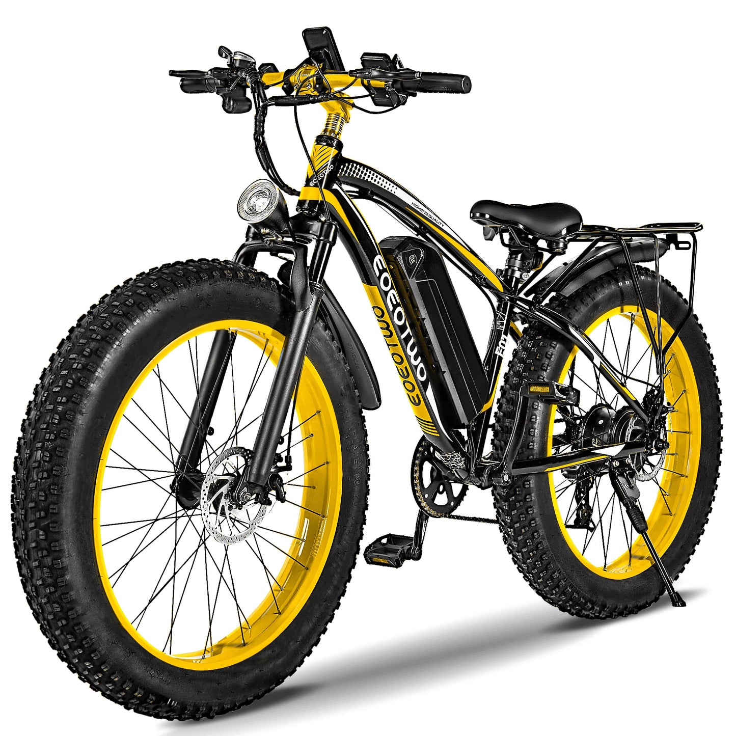 EOEOTWO E01 Electric Bike Fat Tire 1500W Peak Motor