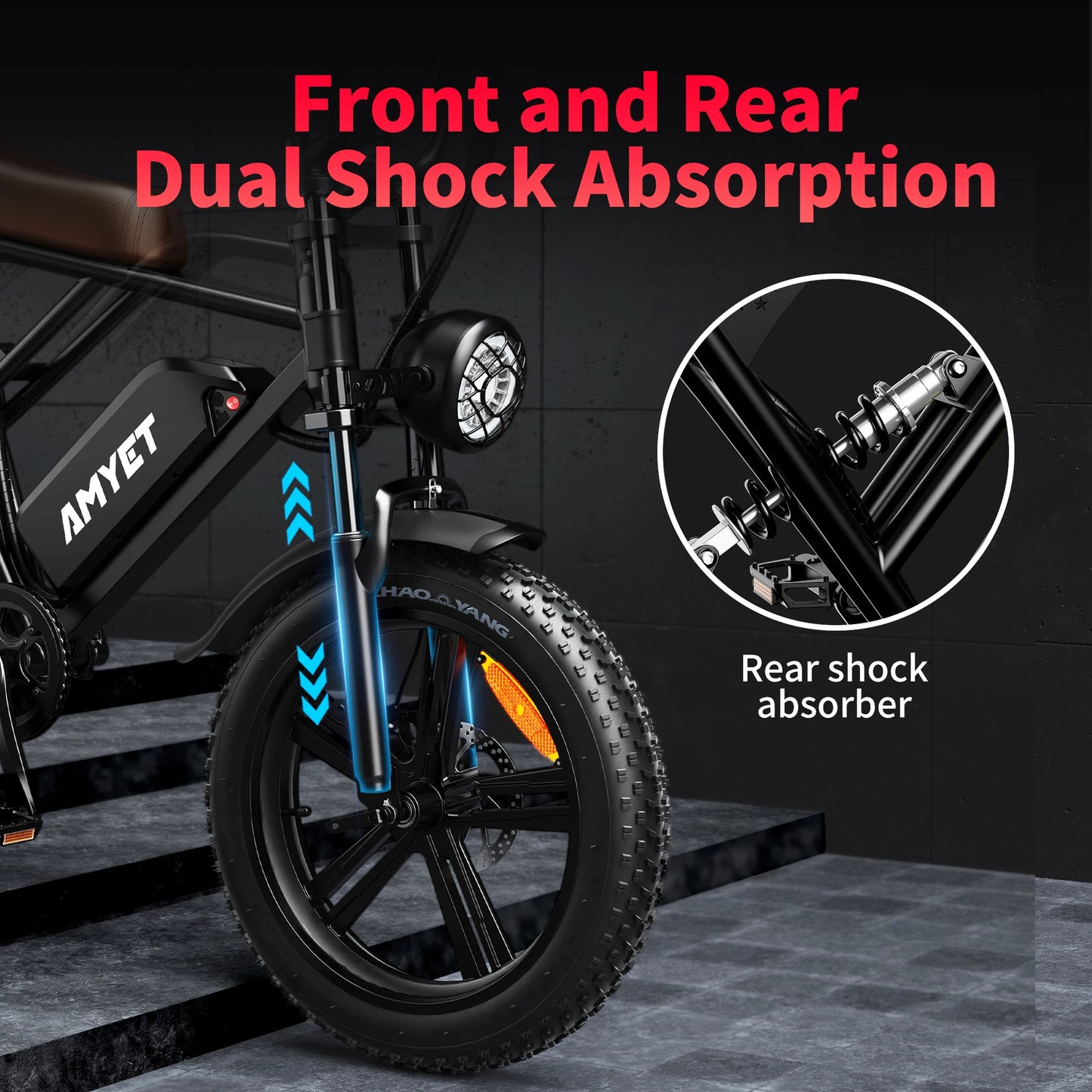 AMYET V9G60 Electric Bike 1000W Mountain Ebike For Enthusiasts