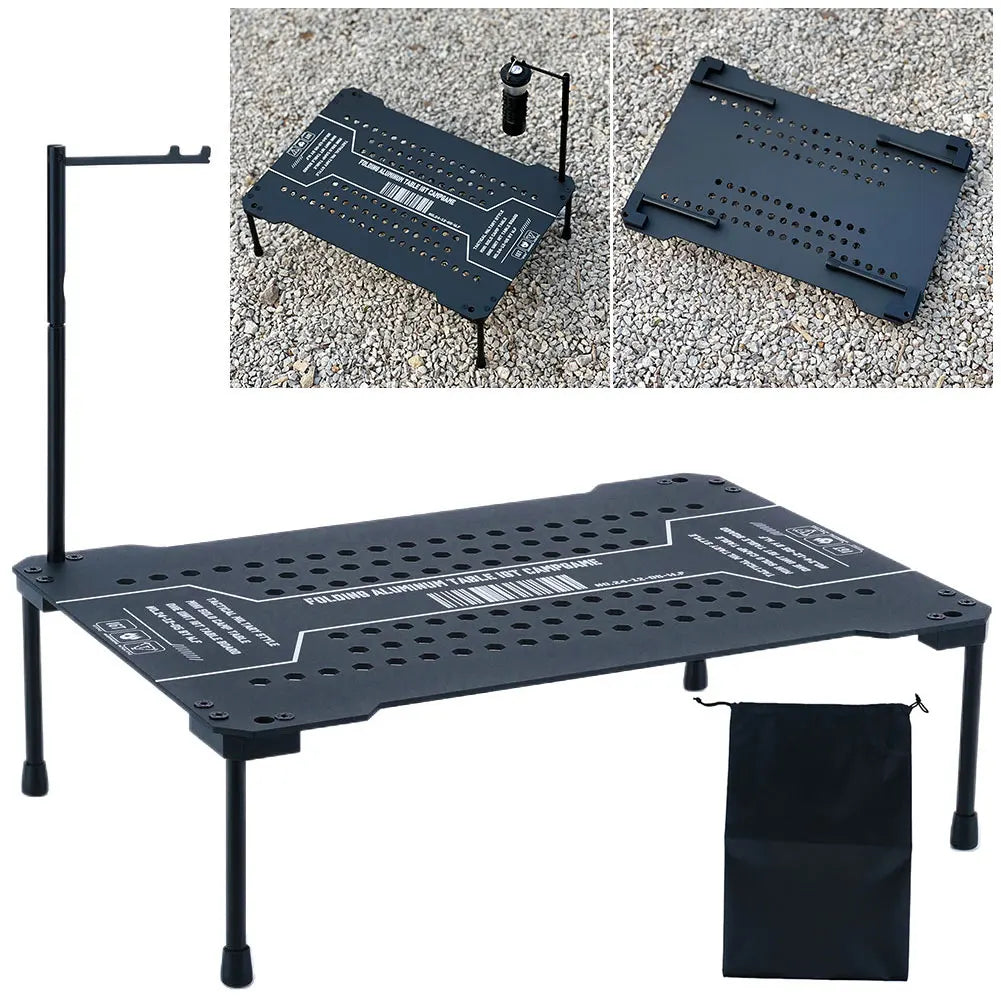 Camping Liftable IGT Table Multifunctional Outdoor IGT Modular Table Aluminum Alloy Foldable IGT Table for Travel Patio Cooking