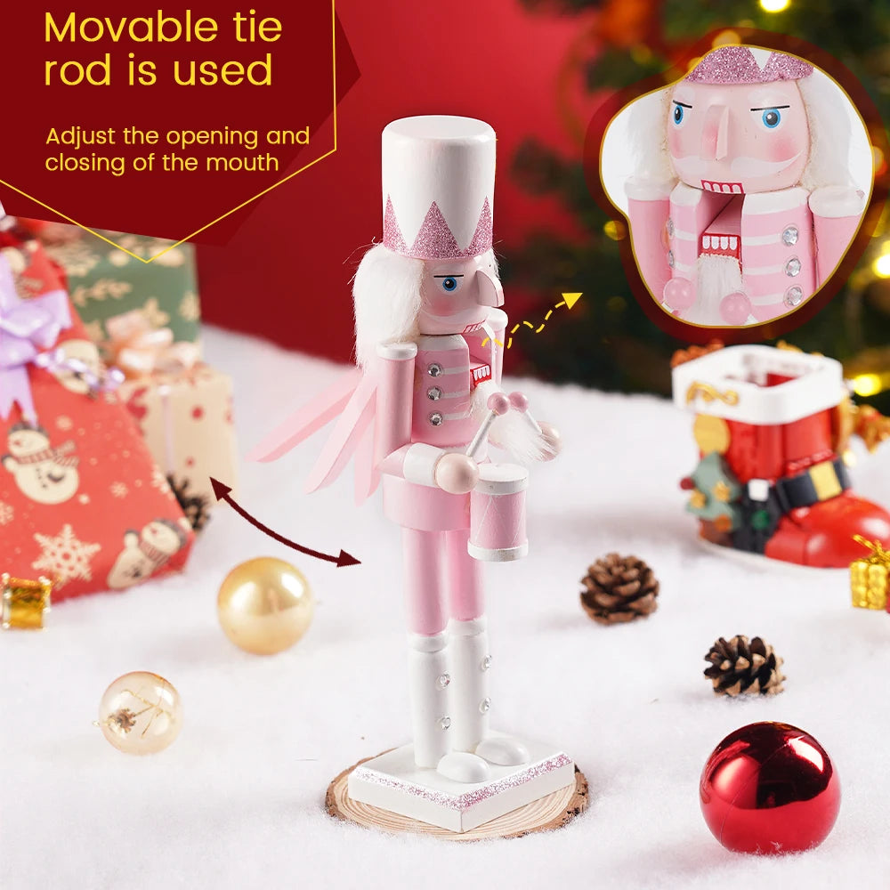 Nutcracker Soldier Wooden Handmade Figurine Christmas Decor Gift