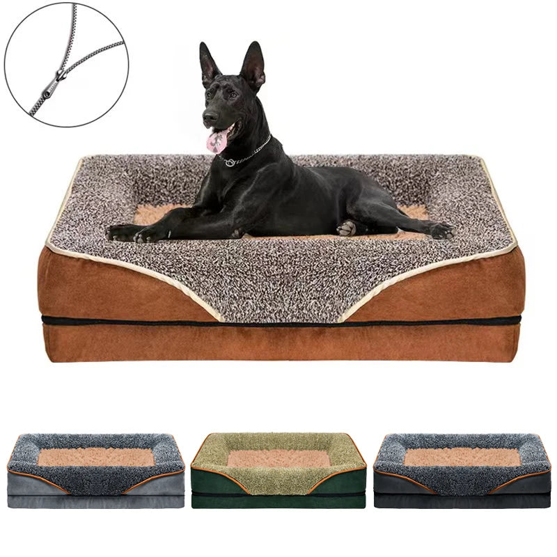 NONECN Oversized Removable Washable Dog Bed For All Seasons