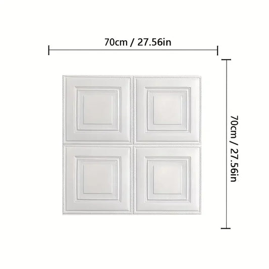 PVC Wall Sticker Peel and Stick 3D Foam Waterproof Wallpaper For Rooms