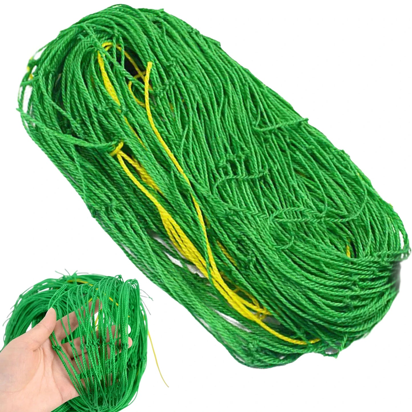 Garden Plants Trellis Netting Fine Mesh All-Weather Trellis Netting Mesh for Vegetable Plants Fruits Flowers Crops MIAO-US