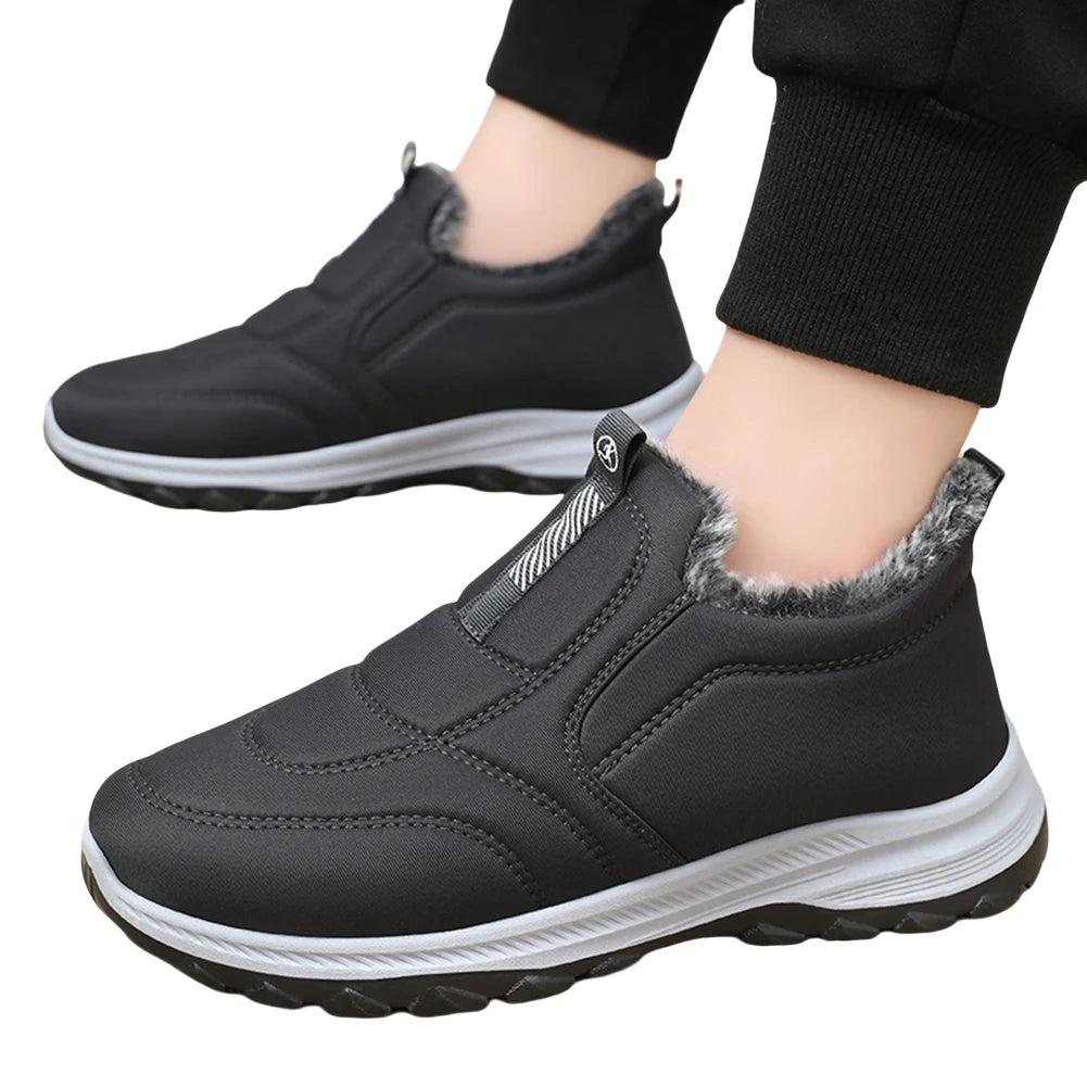 Warm Walking Shoes Thermal Ankle Boots Winter Travel Hiking