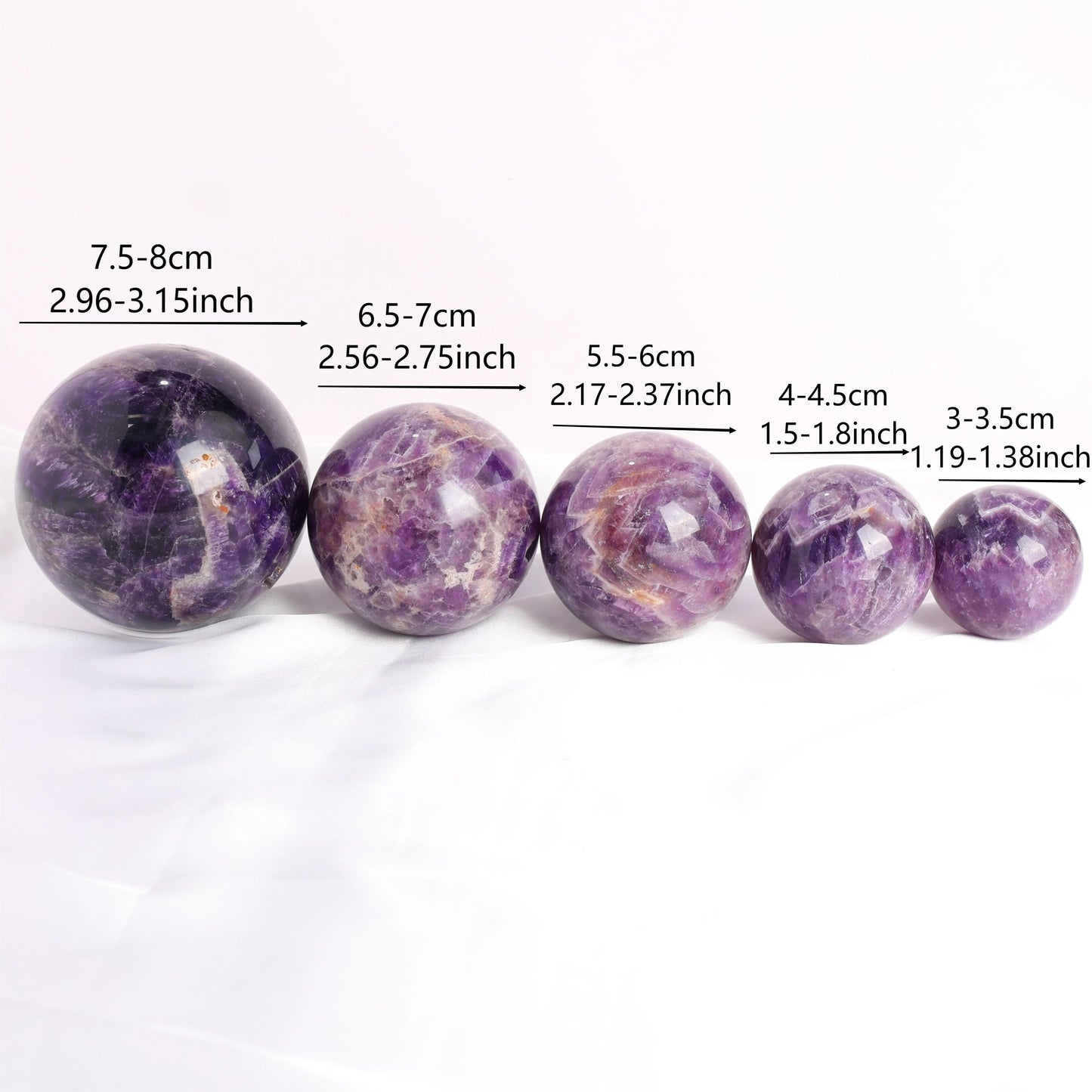 CrystalHola Amethyst Sphere Reiki Healing Home Decor