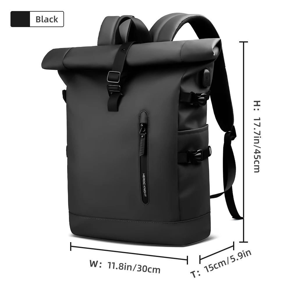 HK Expandable Travel Backpack Waterproof Laptop Bag