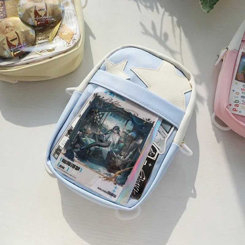 Ita Bag 3 Way Cute Canvas Shoulder Crossbody Backpack