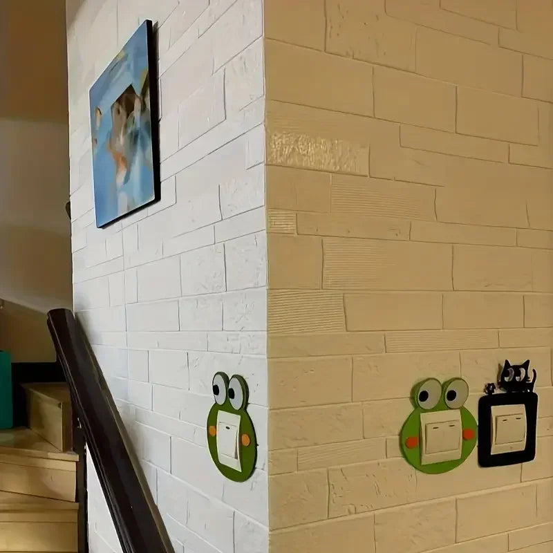 3D Self-Adhesive Wall Sticker Waterproof for Living Room Decor