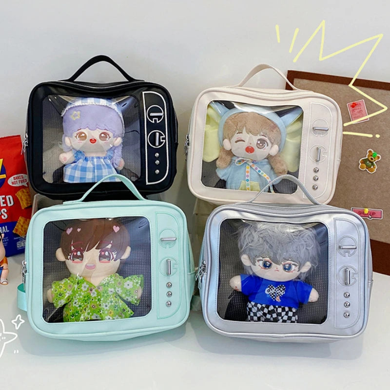 Ita Bag Transparent PU Crossbody Bag Harajuku Style For Women
