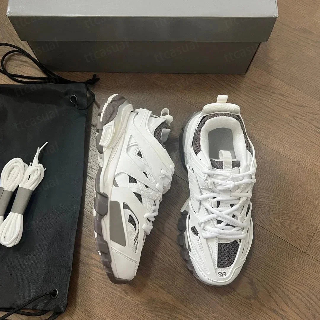 Designer Tracks 3 Casual Shoes For Men Women Loafers