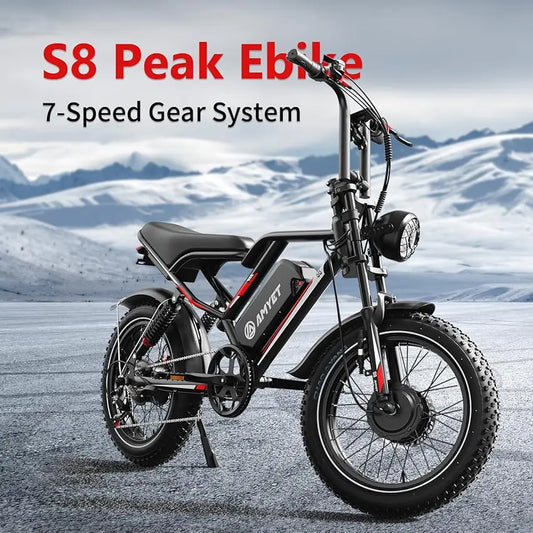 AMYET S8 2000W Dual Motor Electric Bike For Adults Mountain