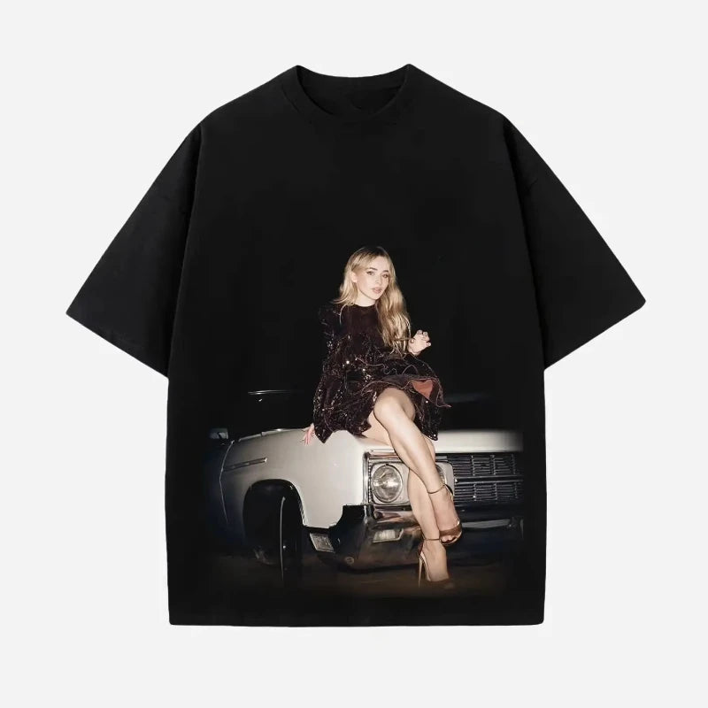 Sabrina Carpenter Tour T Shirt Unisex Cotton Graphic Tee