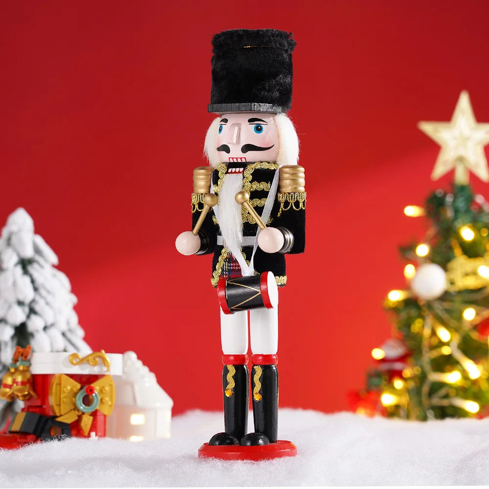 Wooden Nutcracker Soldier Puppet For Christmas Decor