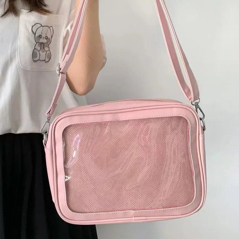 TPU Crossbody Bag for Women Transparent Itabag Shoulder Bag