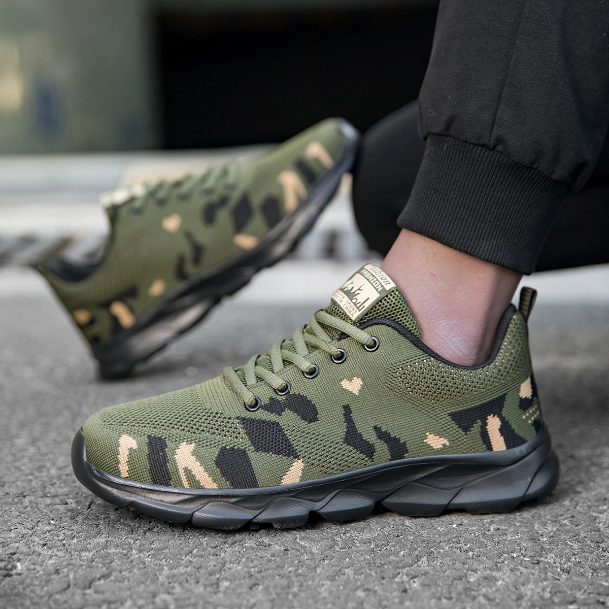 None Orthopedic Men Sneakers Lightweight Walking Shoes