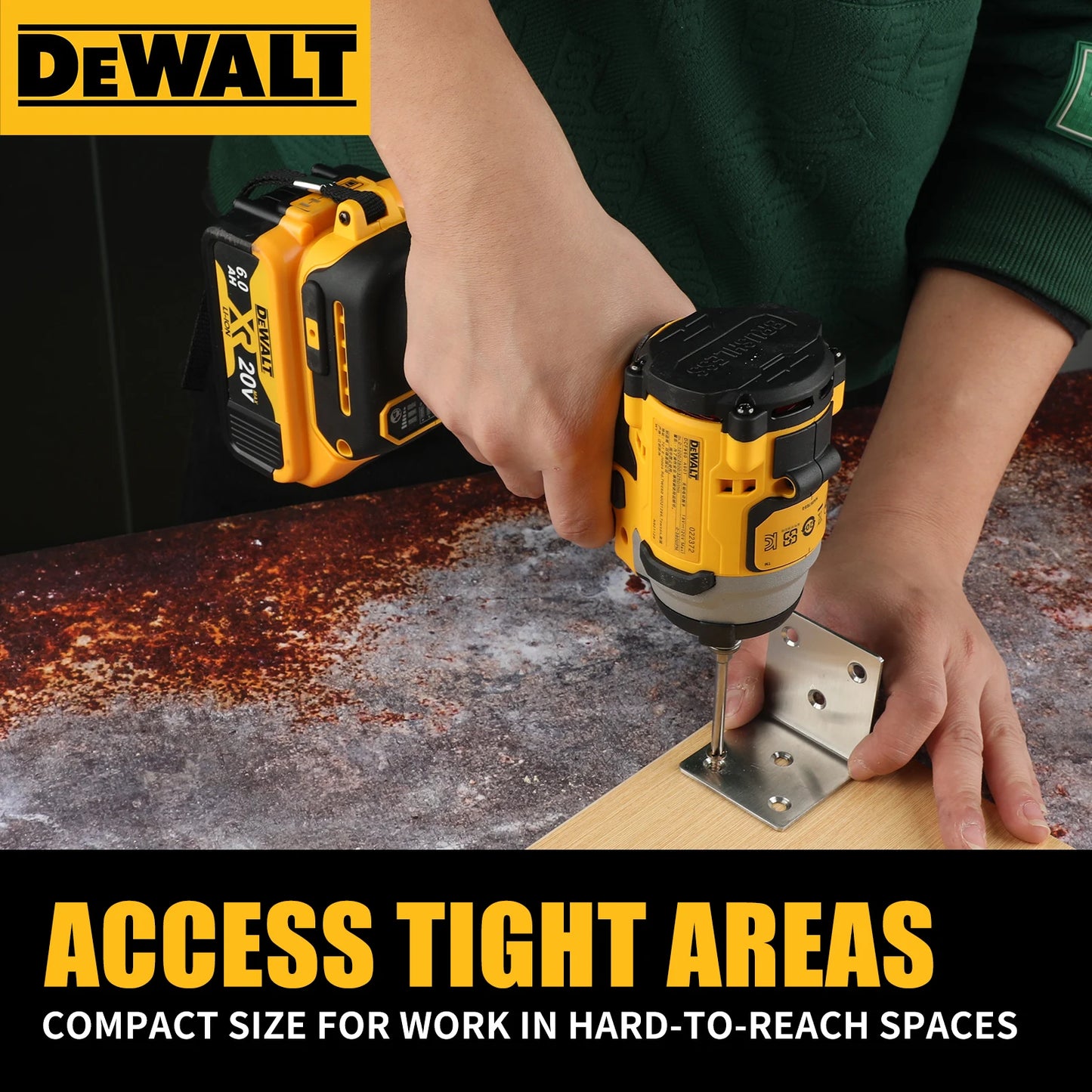 DeWalt DCF850 20V Lithium Cordless Impact Wrench High Torque