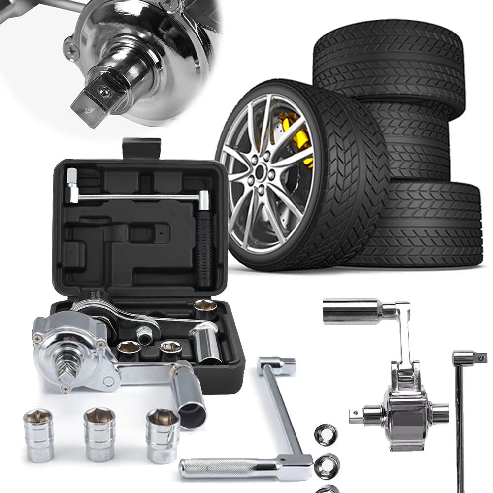 Alloet Heavy Duty Torque Multiplier Wrench Set Chrome Vanadium Steel