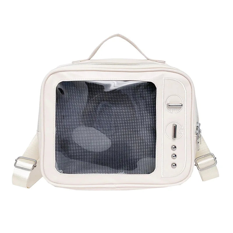 Ita Bag Transparent PU Crossbody Bag Harajuku Style For Women