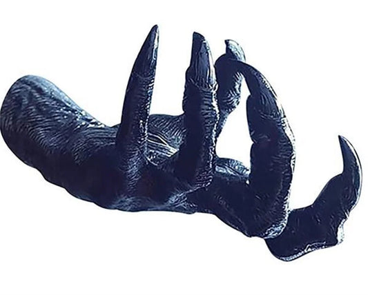 Halloween Witch Hand Statue Gothic Resin Sculpture Decor