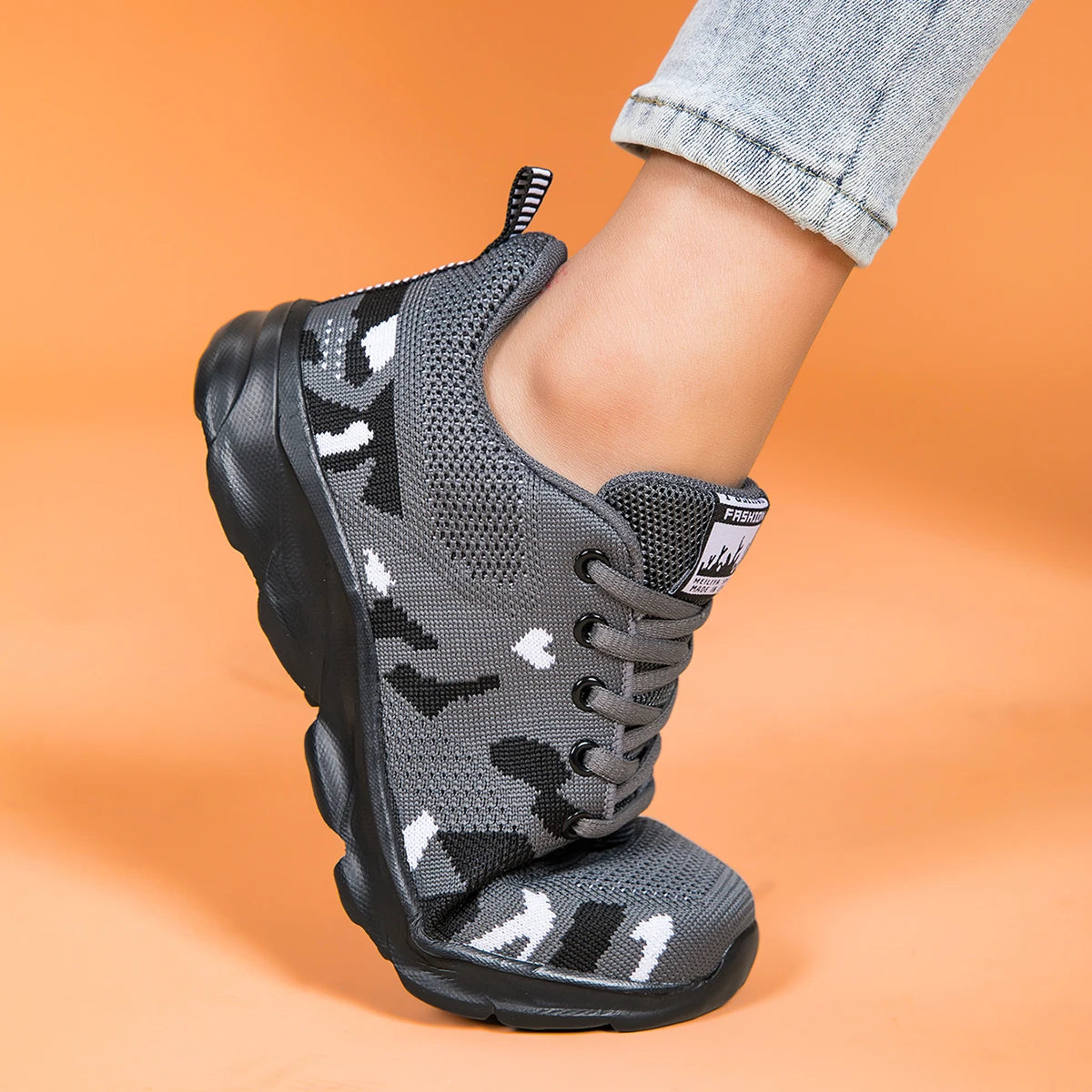None Orthopedic Men Sneakers Lightweight Walking Shoes