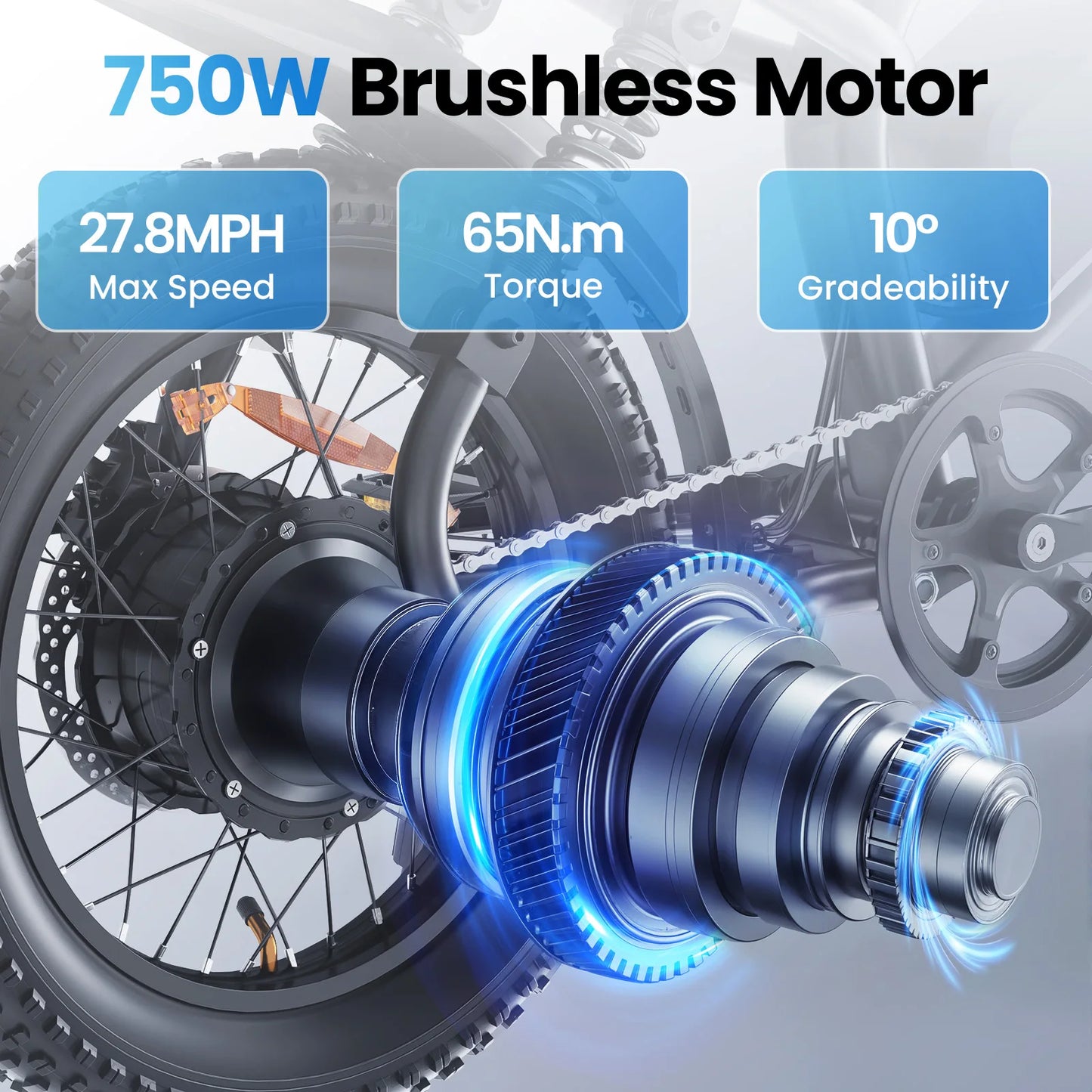 EILLEO SPACEWALK Electric Bike 750W Motor For Adults and Teens