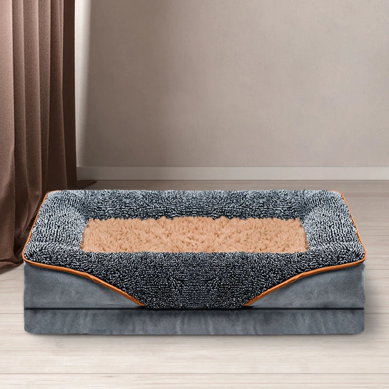 NONECN Oversized Removable Washable Dog Bed For All Seasons