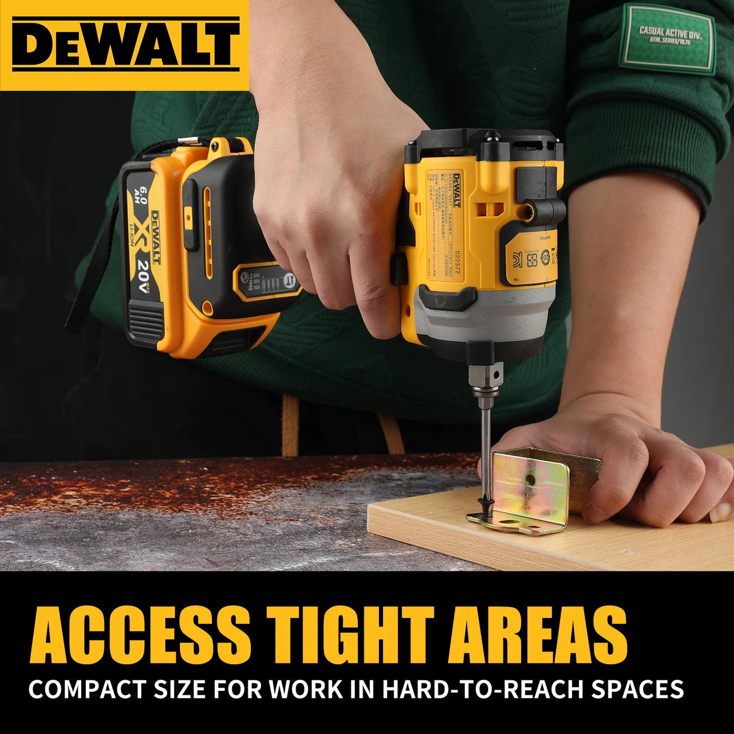 DeWalt DCF850 20V Lithium Cordless Impact Wrench High Torque