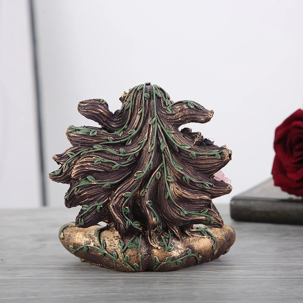 Gaia Earth Mother Butterfly Statue Resin For Home Decor